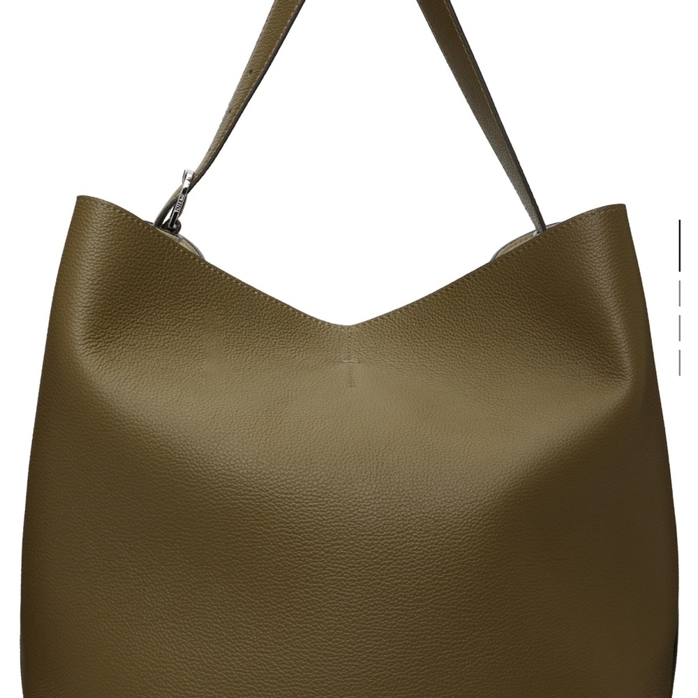 TOTEME Taupe Leather Tote Bag - Women - Picture 8 of 10